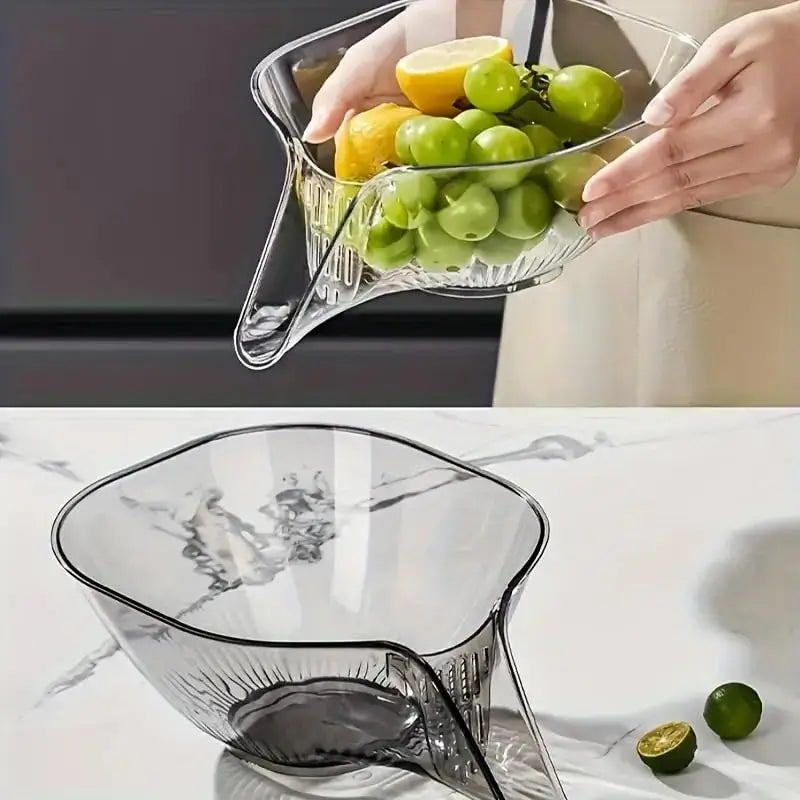 Multi-Purpose Transparent Drain Basket – Buy 1 Get 1 Free