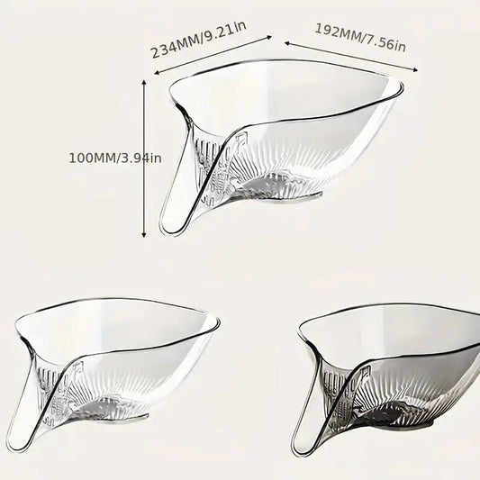 Multi-Purpose Transparent Drain Basket – Buy 1 Get 1 Free