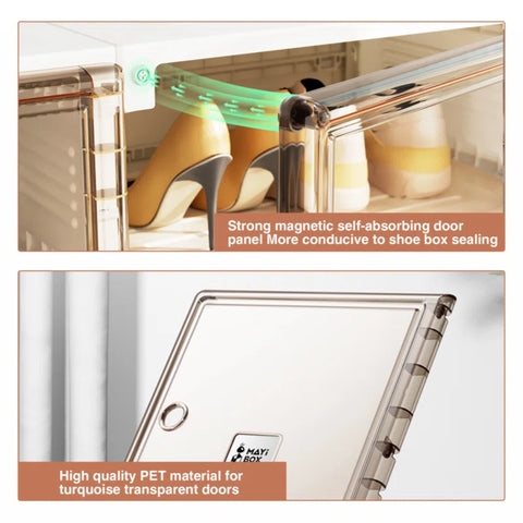 Smart Foldable Shoe Rack Shelf - 8 Layer
